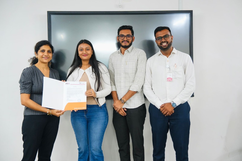 Ved signing partnership certificate at PEC